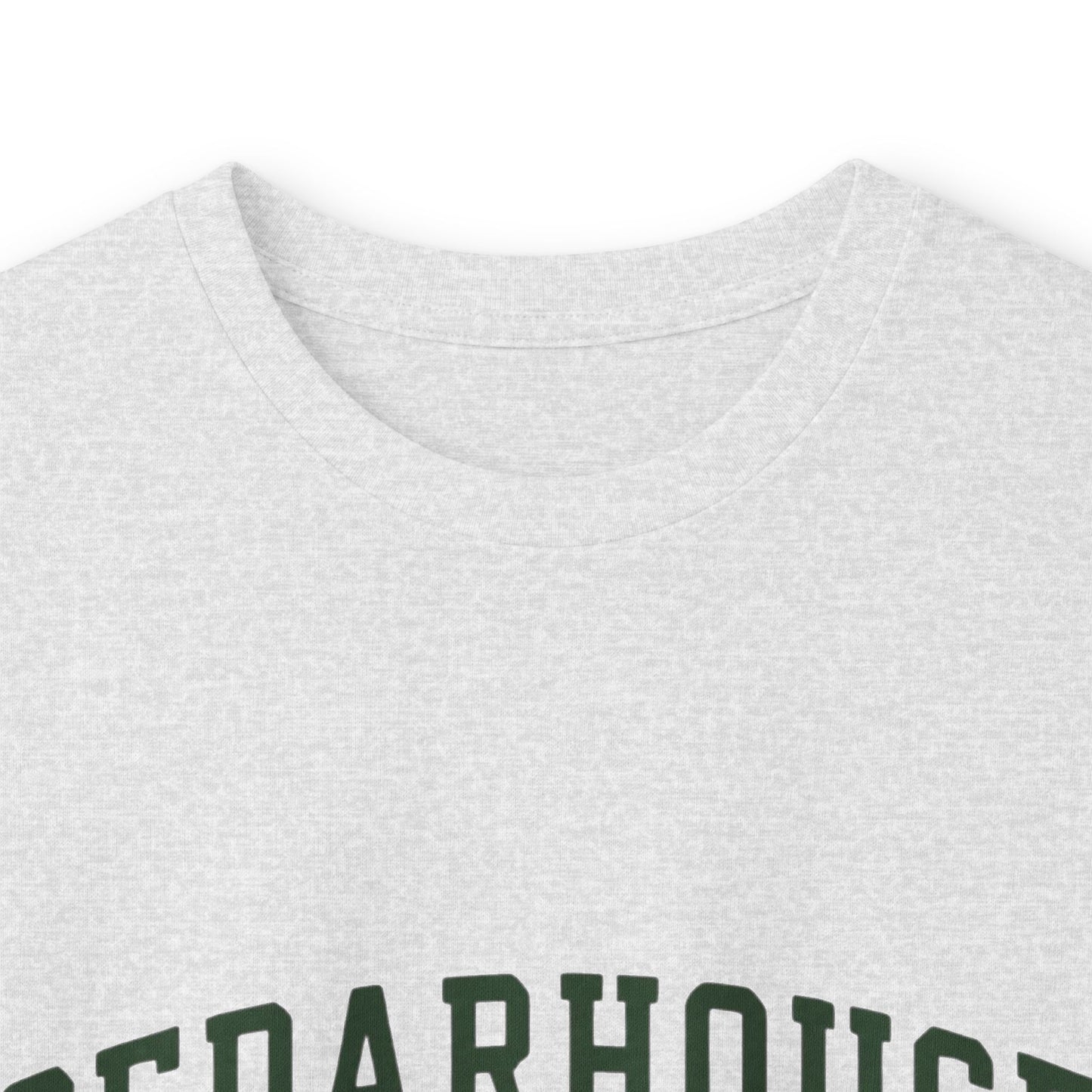 Cedarhouse Arch Logo Long Sleeve — Vintage Collegiate Logo Cotton Shirt