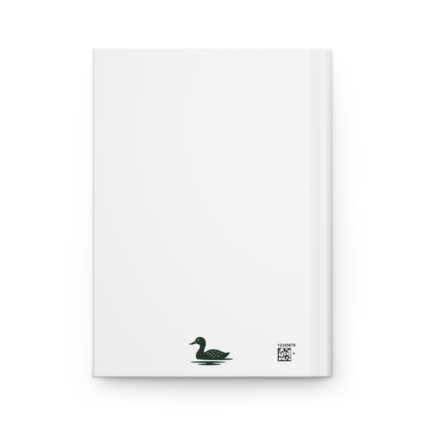 Cedar House Mountain Logo Hardcover Journal — Minimal Matte Notebook for Travel, Nature & Rustic Branding