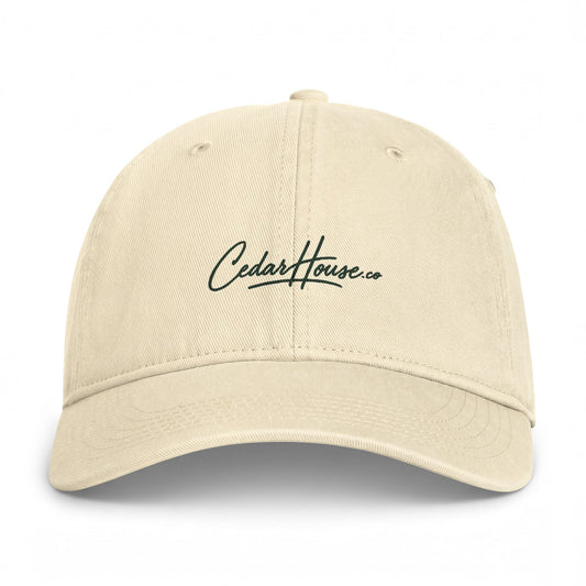 Signature Script Embroidered Hat