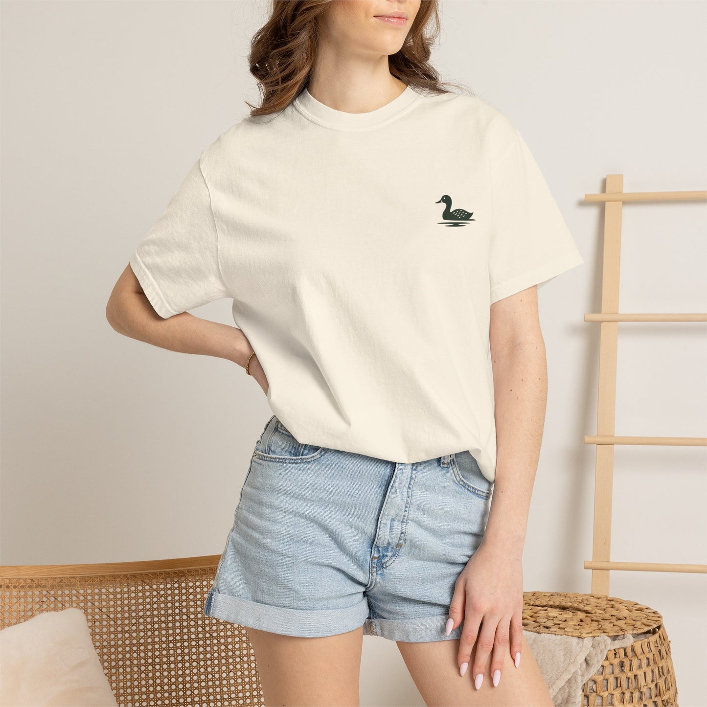 Swimming Duck Tee (Back Logo) | T-Shirt