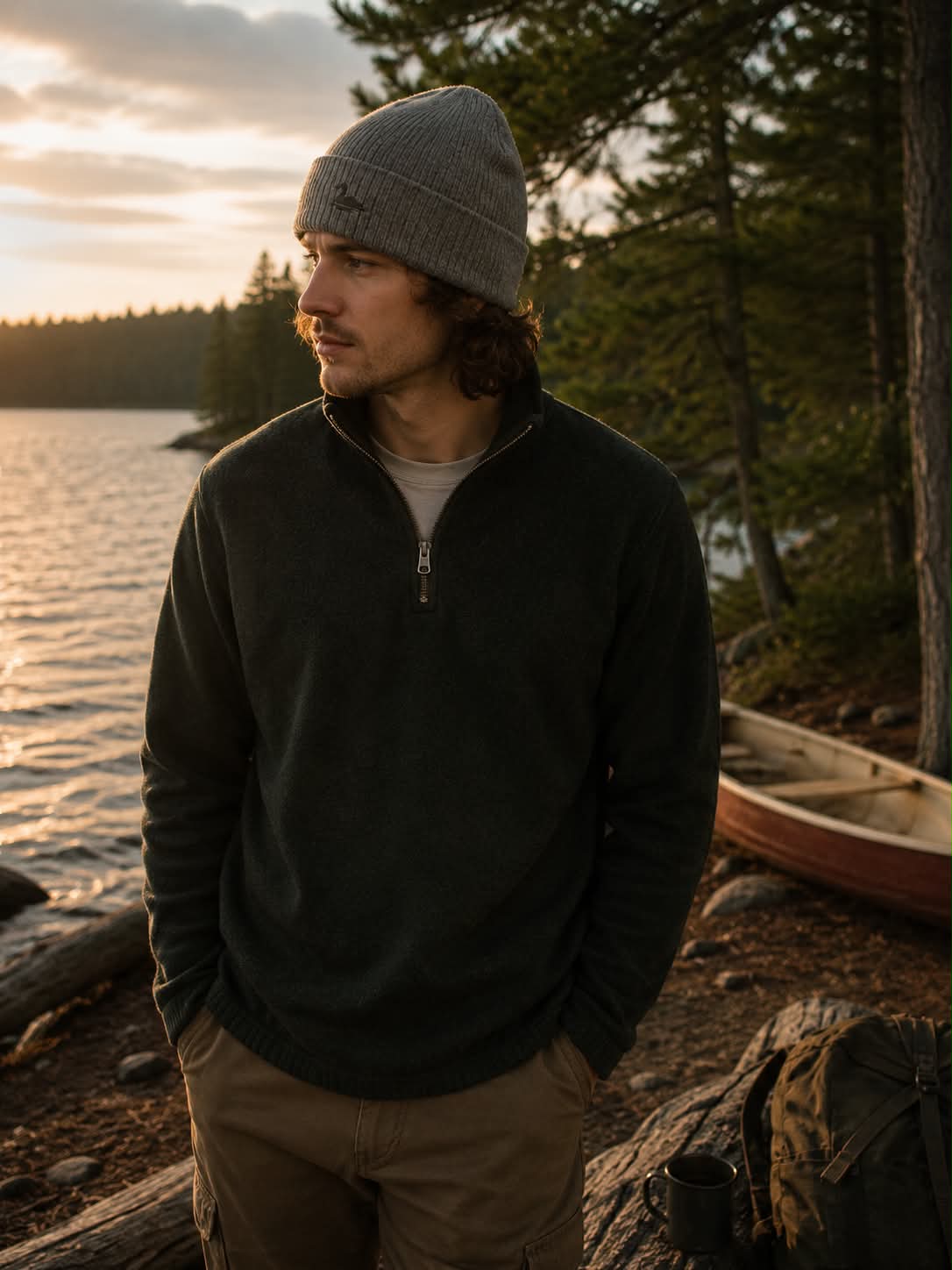 Ribbed Knit Heritage Beanie – Cozy Winter Hat